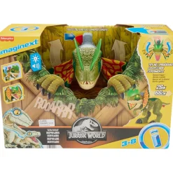 Imaginext Jurassic World Thrash Attack Dilophosaurus Dinosaur Figure