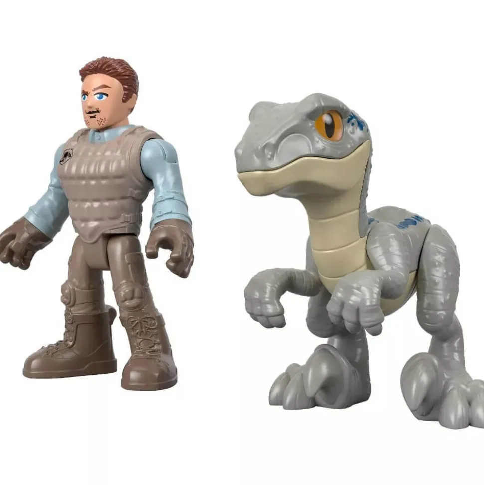Imaginext Jurassic World Owen&Blue Figure Set