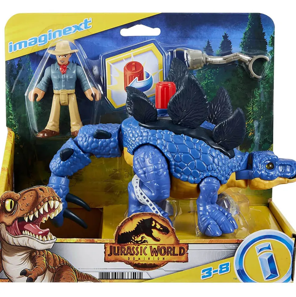Imaginext Jurassic World Dominion Stegosaurus Dinosaur Figure