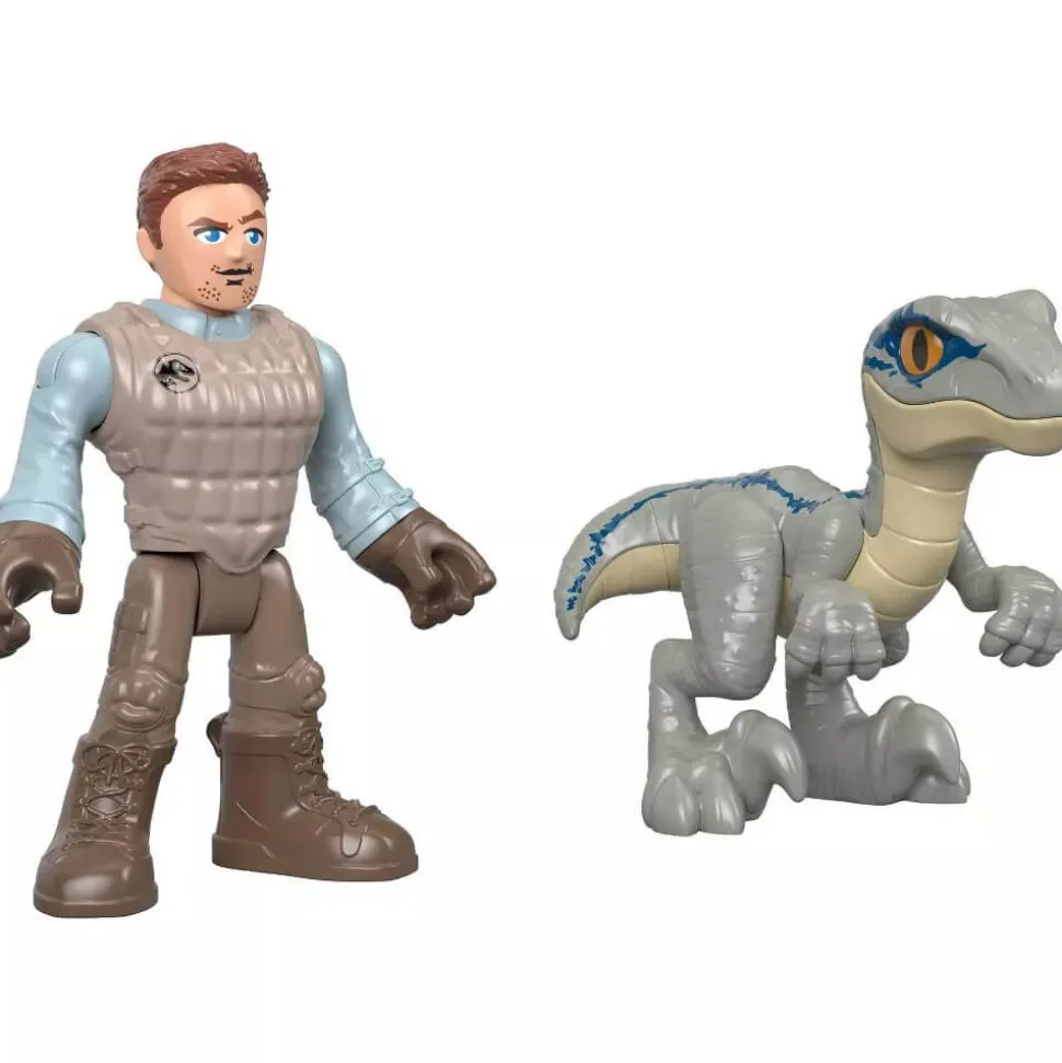 Imaginext Jurassic World Owen&Blue Figure Set