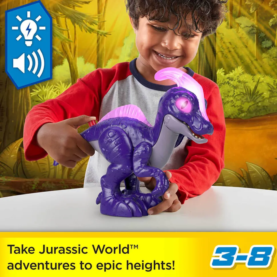 Imaginext Jurassic World Deluxe Parasaurolophus XL Dinosaur