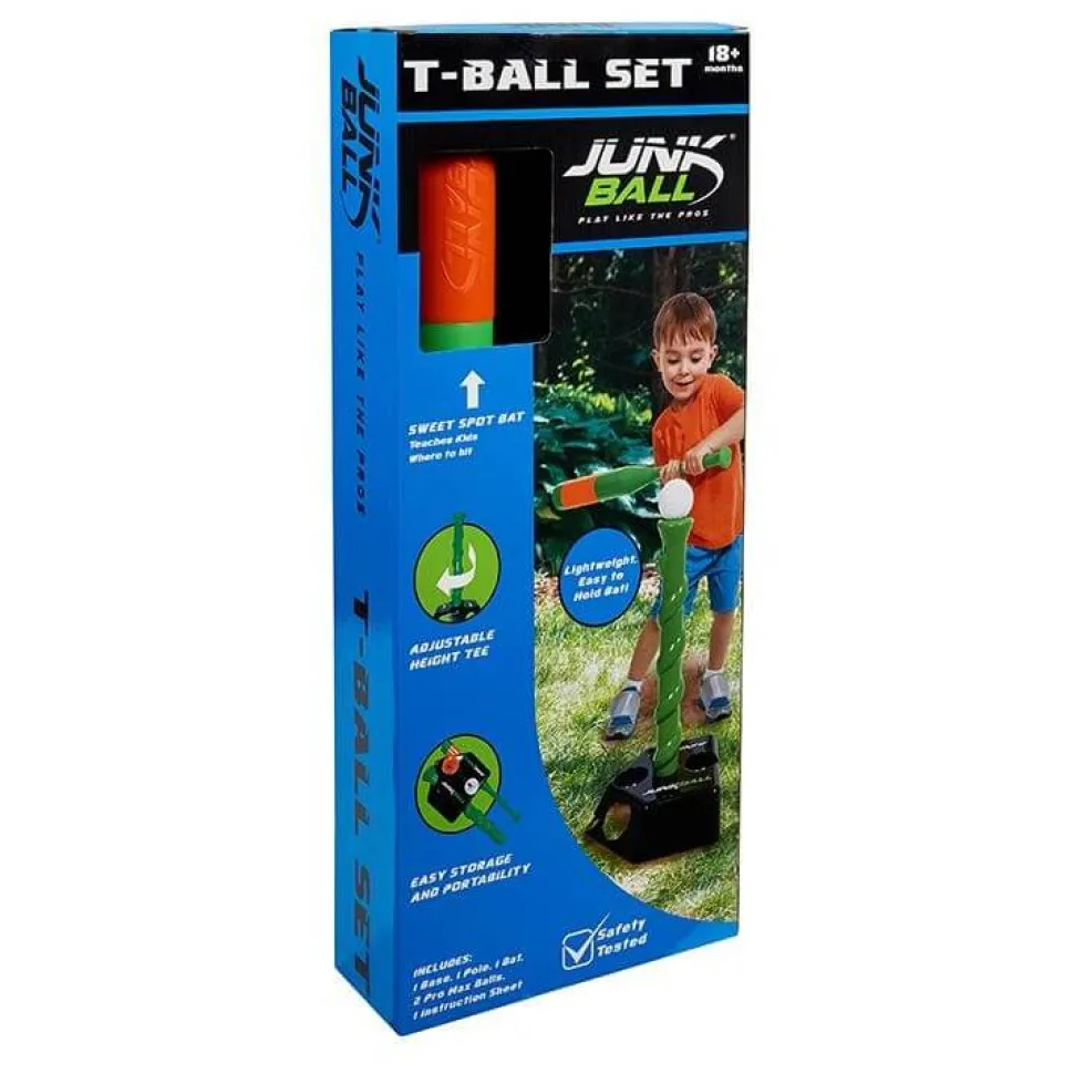 Junk Ball T-Ball Set with Base, Pole, Bat and Balls