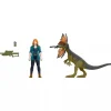 Jurassic World Dominion Claire&Dilophosaurus Dinosaur Figure Pack