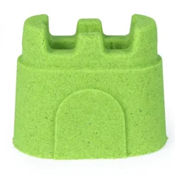 Kinetic Sand Green with Castle Mold
