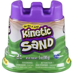 Kinetic Sand Green with Castle Mold