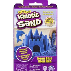 Kinetic Sand Neon Blue 8oz Box