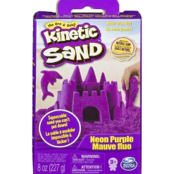 Kinetic Sand Neon Purple 8oz Box