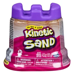 Kinetic Sand Pink with Castle Mold