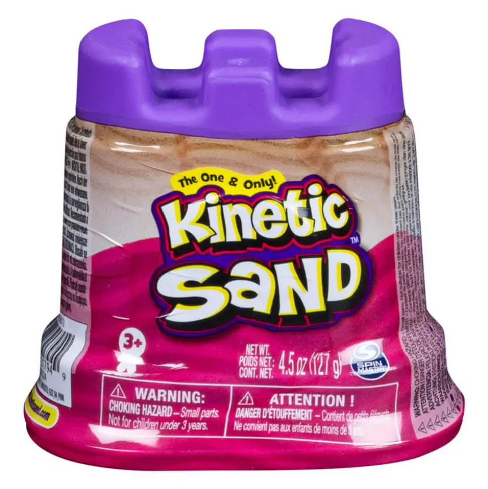 Kinetic Sand Pink with Castle Mold