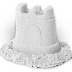 Kinetic Sand White with Castle Mold