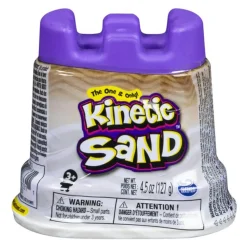 Kinetic Sand White with Castle Mold