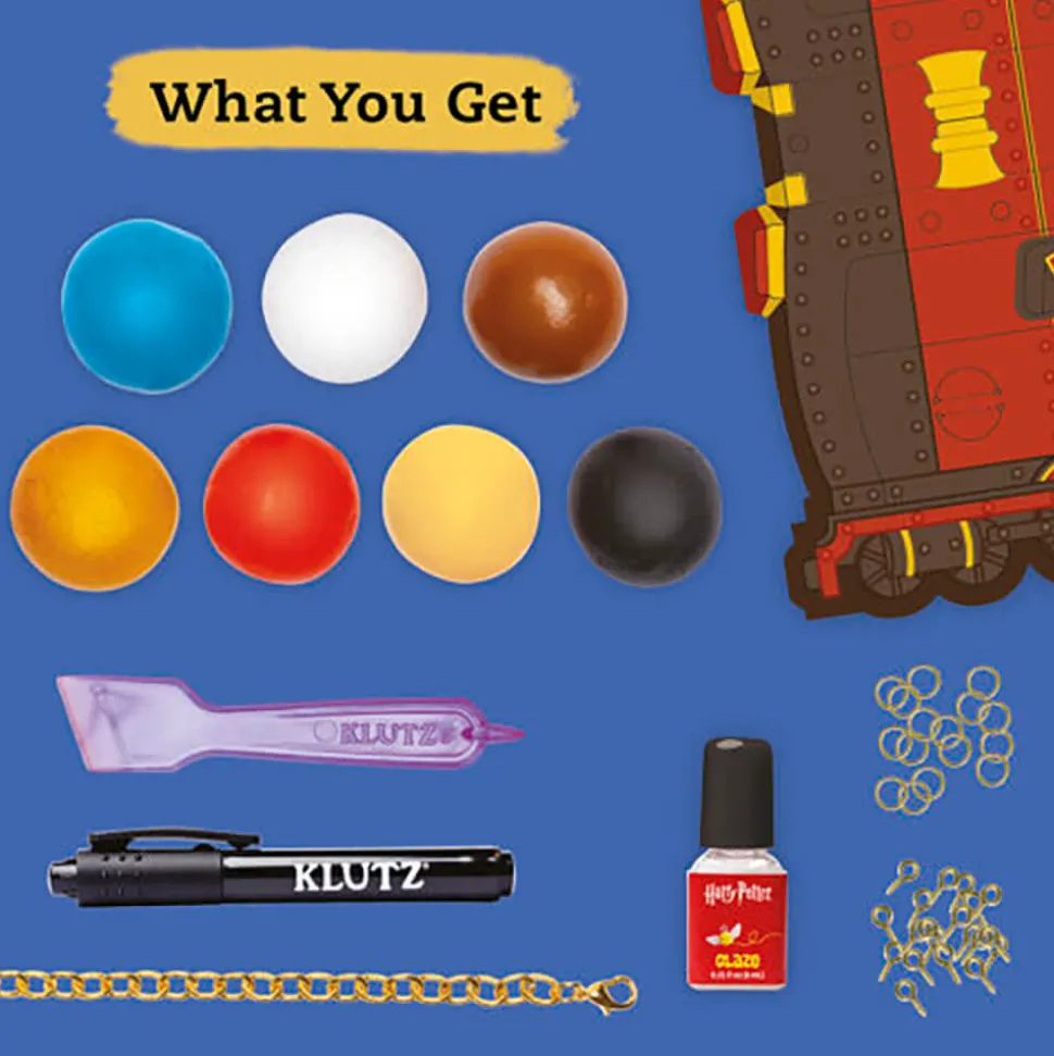 KLUTZ Harry Potter Clay Charms Book and Activity Kit