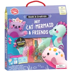 KLUTZ My Cat Mermaid&Friends Book and Craft Kit