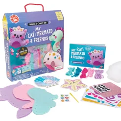 KLUTZ My Cat Mermaid&Friends Book and Craft Kit