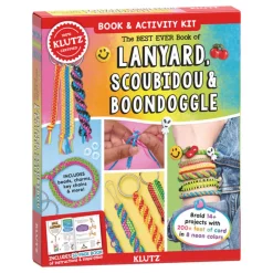 KLUTZ The Best Ever Book of Lanyard, Scoubidou, and Boondoggle Book an