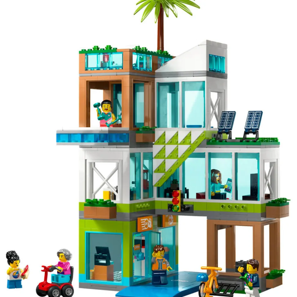 LEGO® City Apartment Building 60365 Building Toy Set (688 Pieces)