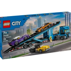 LEGO® City Car Transporter Truck with Sports Cars 998 Piece Building Set (60408)