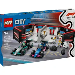 LEGO® City F1 Garage&Mercedes-AMG&Alpine Cars Building Kit 60444