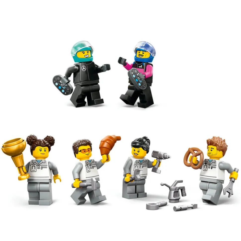 LEGO® City F1 Garage&Mercedes-AMG&Alpine Cars Building Kit 60444