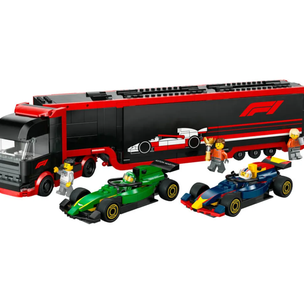 LEGO® City F1 Truck with RB20&AMR24 F1 Cars Building Kit 60445