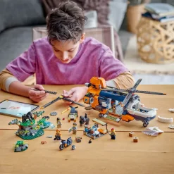 LEGO® City Jungle Explorer Helicopter at Base Camp 881 Piece Building Set (60437)