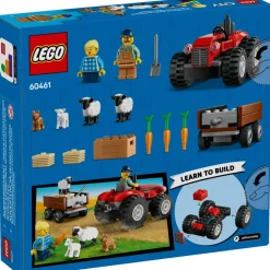 LEGO® City Red Farm Tractor with Trailer&Sheep Building Kit 60461