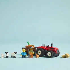 LEGO® City Red Farm Tractor with Trailer&Sheep Building Kit 60461