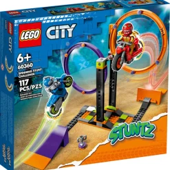 LEGO® City Spinning Stunt Challenge 117 Piece Building Set (60360)
