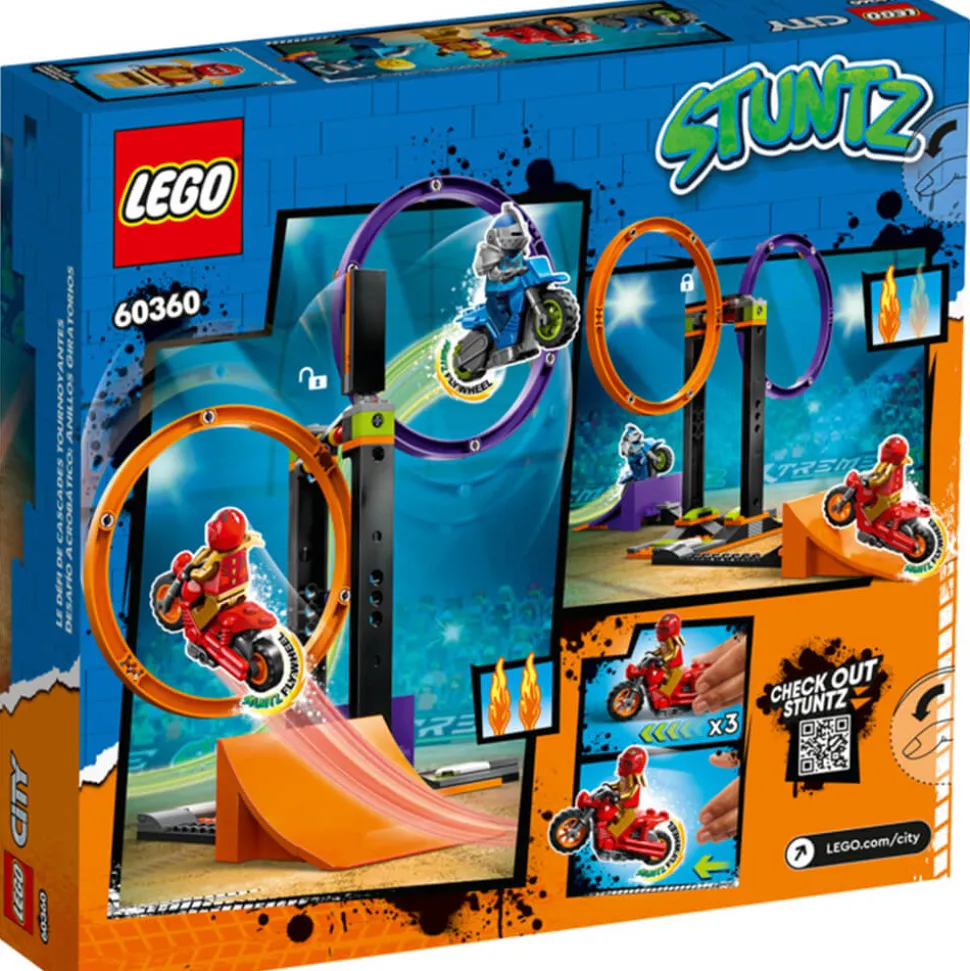 LEGO® City Spinning Stunt Challenge 117 Piece Building Set (60360)