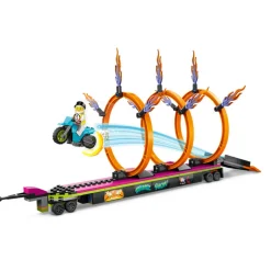 LEGO® City Stunt Truck&Ring of Fire Challenge 479 Piece Building Set