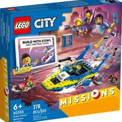 LEGO® City Water Police Detective Missions 60355 Building Kit (278 Pieces)