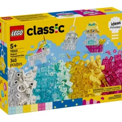 LEGO® Classic Magical Transparent Box 340 Piece Building Kit (11040)