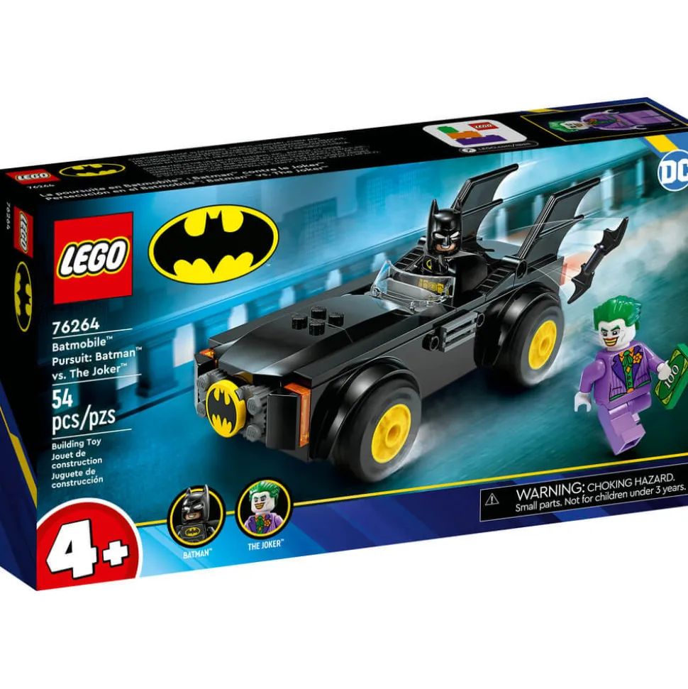 LEGO® DC Batmobile™ Pursuit: Batman™ vs. The Joker™ 76264 Building Toy Set (54 Pcs)