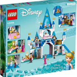 LEGO® Disney Cinderella and Prince Charming’s Castle 43206 Building Kit (365 Pcs)