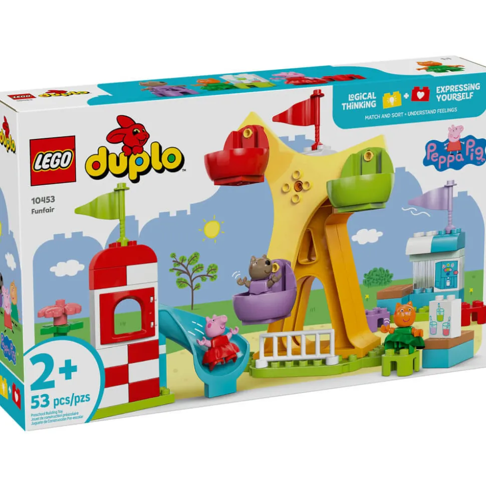 LEGO® DUPLO Peppa Pig Funfair 53 Piece Building Kit (10453)