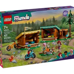 LEGO® Friends Adventure Camp Cozy Cabins 437 Piece Building Set (42624)