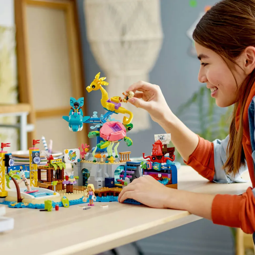 LEGO® Friends Beach Amusement Park 41737 Building Toy Set (1,348 Pieces)