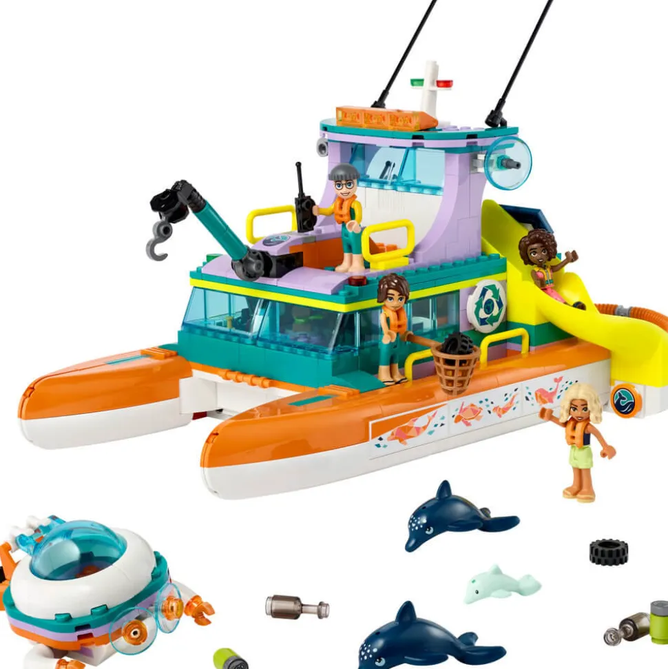 LEGO® Friends Sea Rescue Boat 41734 Building Toy Set (717 Pieces)