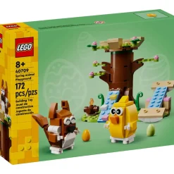 LEGO® Iconic Spring Animal Playground 172 Piece Building Kit (40709)