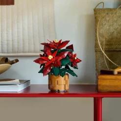 LEGO® Icons Poinsettia 608 Piece Building Kit (10370)