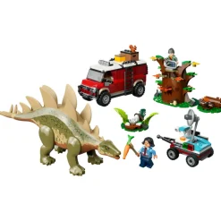 LEGO® Jurassic World Dinosaur Missions: Stegosaurus Discovery 420 Piece Building Set (76965)
