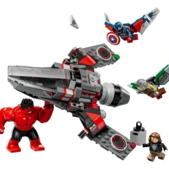LEGO® Marvel Captain America vs. Red Hulk Battle 223 Piece Building Kit (76292)