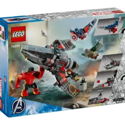 LEGO® Marvel Captain America vs. Red Hulk Battle 223 Piece Building Kit (76292)