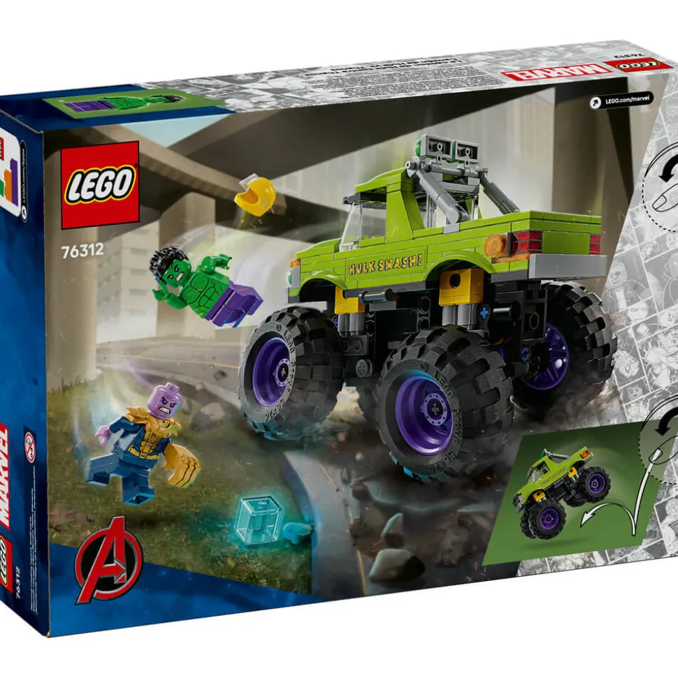 LEGO® Marvel The Hulk Truck vs. Thanos 229 Piece Building Kit (76312)