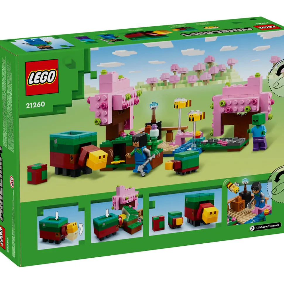 LEGO® Minecraft The Cherry Blossom Garden 304 Piece Building Set (21260)