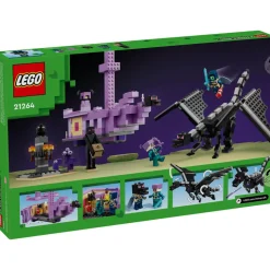 LEGO® Minecraft The Ender Dragon and End Ship 657 Piece Building Set (21264)