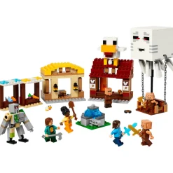 LEGO® Minecraft The Ghast Balloon Village Attack 555 Piece Building Ki