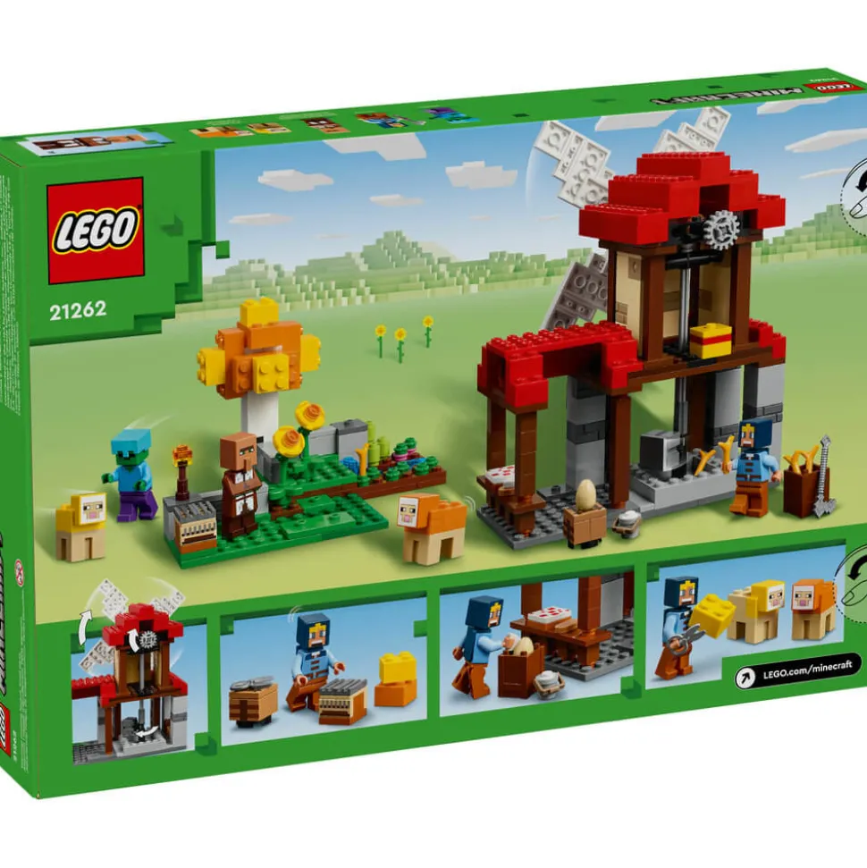 LEGO® Minecraft The Windmill Farm 462 Piece Building Set (21262)