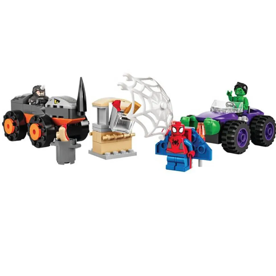 LEGO Spidey Amazing Friends Hulk vs. Rhino Truck Showdown Set