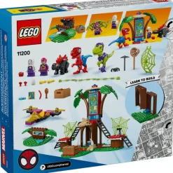 LEGO® Spidey and His Amazing Friends Spidey and Gobby's Raptor Battle at Tree House HQ Building Kit 11200